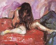 Edvard Munch Naked oil painting on canvas